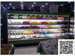 水果店水果保鲜展示柜,超市立式风幕柜,水果冷藏保鲜展示柜直销