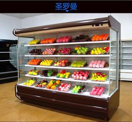 【驻马店信阳水果店风幕柜展示柜厂家水果保鲜柜展示柜定做】- 