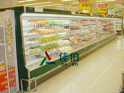 水果风幕柜 自助餐水果保鲜柜 水果超市保鲜展示柜 佳伯立风.