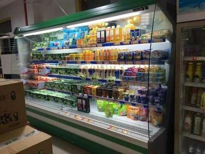 肯德冷藏柜保鲜柜风幕柜夜幕帘 超市蔬菜水果展示柜